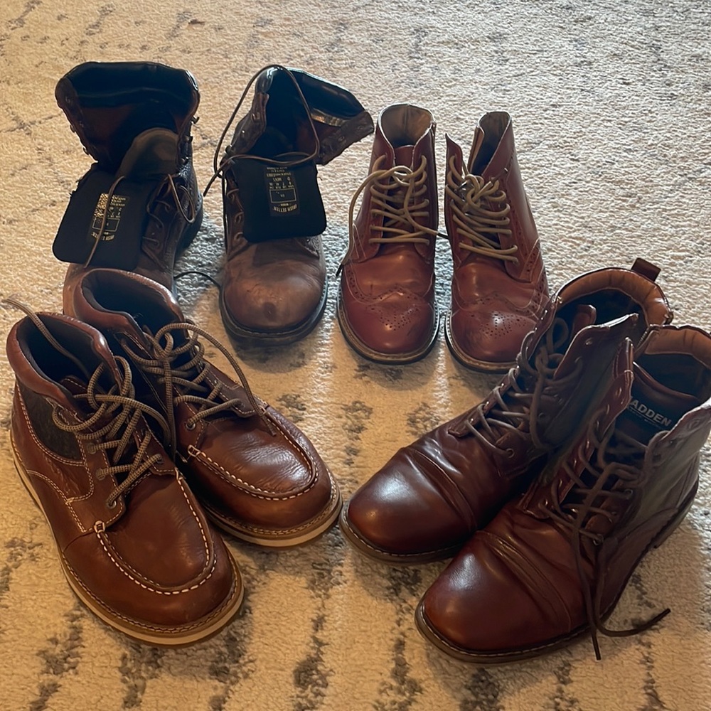 Men’s boots (4 pairs)